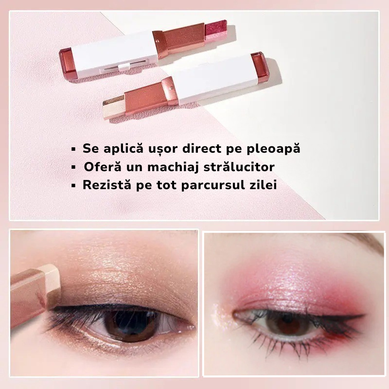 Fard Stick în 2 Nuanțe Naturale