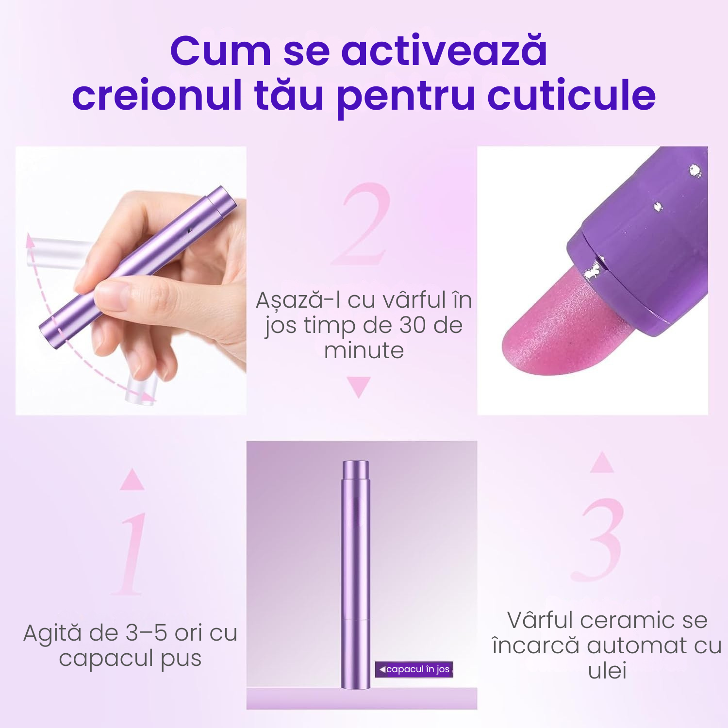 Creion pentru Cuticule Fine și Îngrijite