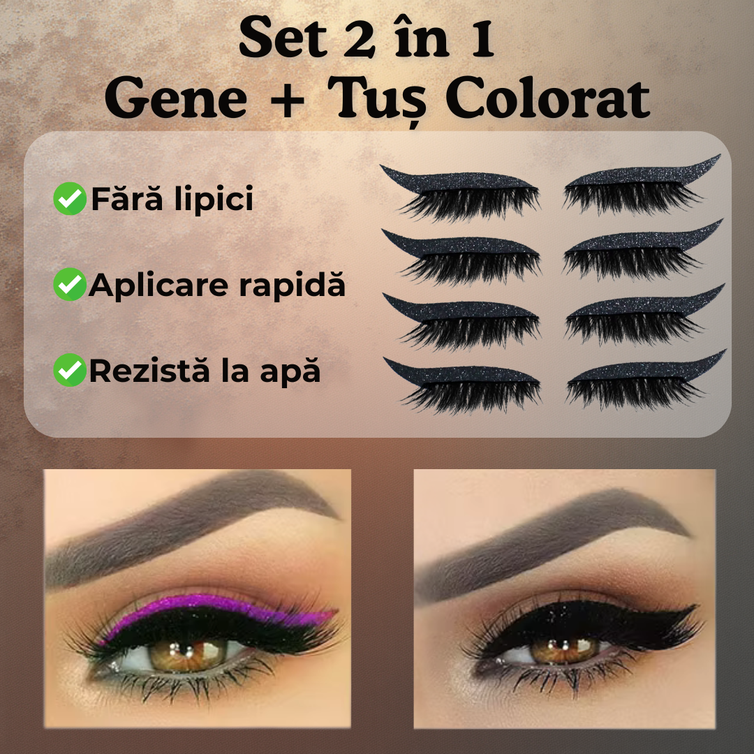 Set 2-în-1: Gene + Tuș Colorat