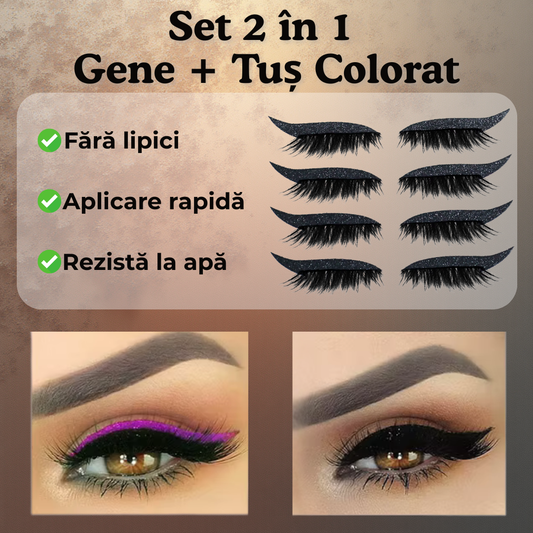 Set 2-în-1: Gene + Tuș Colorat