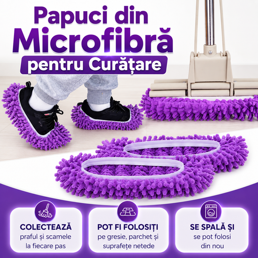 Papuci din Microfibră pentru Curățare