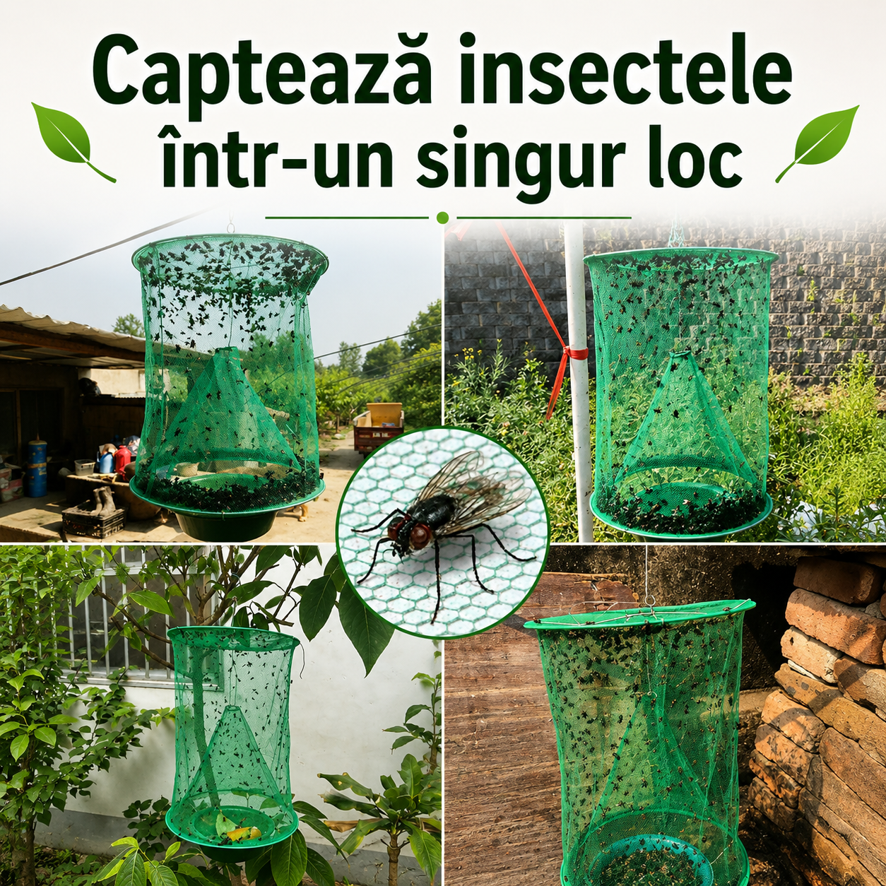Capcană Suspendată pentru Muște