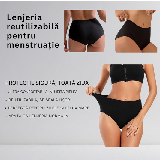 Lenjerie reutilizabilă pentru menstruație