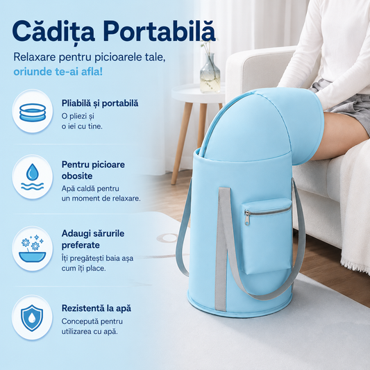 Cădiță Portabilă pentru Relaxarea Picioarelor