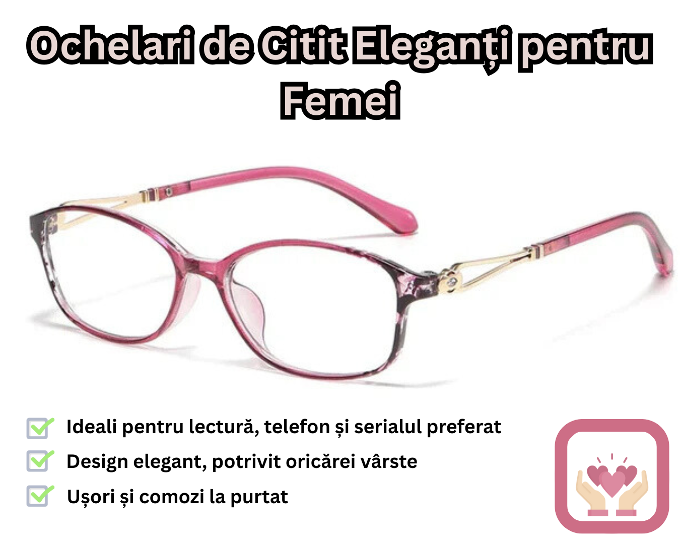 Ochelari de Citit Eleganți pentru Femei