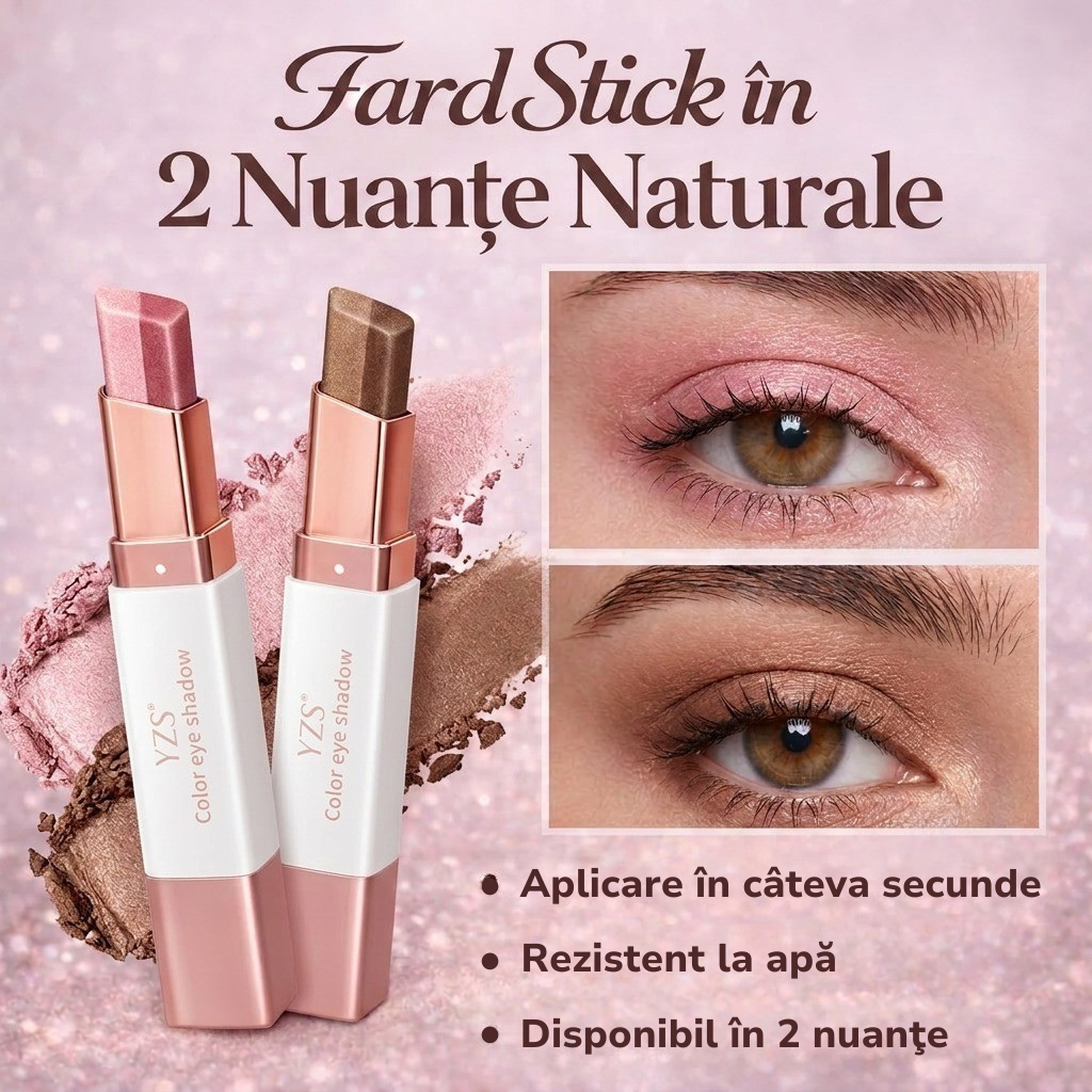 Fard Stick în 2 Nuanțe Naturale