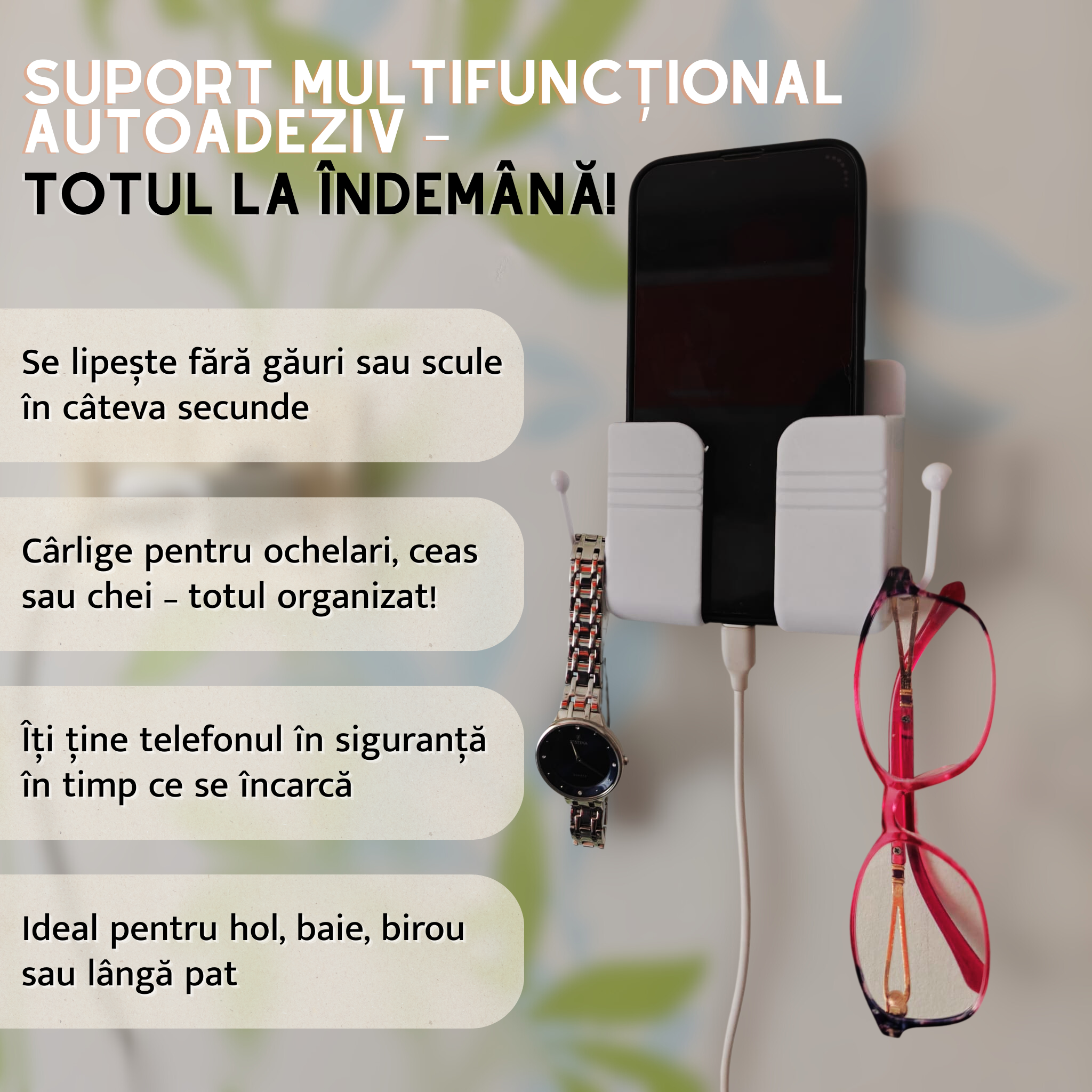 Suport Autoadeziv Multifuncțional