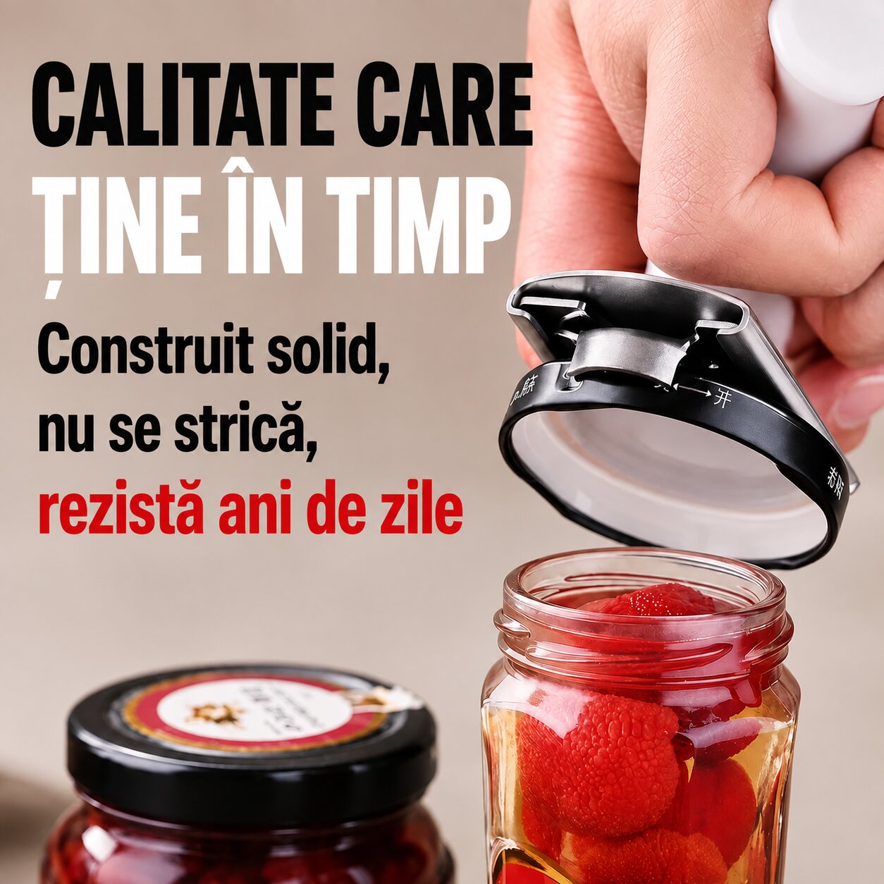 Deschizător Multifuncțional pentru Borcane și Capace