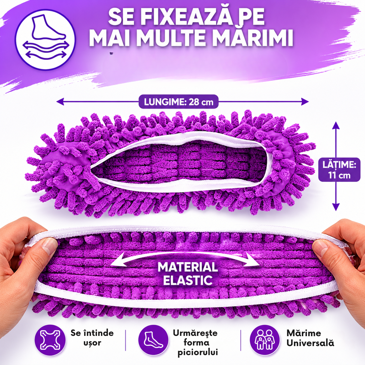 Papuci din Microfibră pentru Curățare