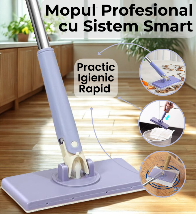 Mop Profesional cu Sistem Smart
