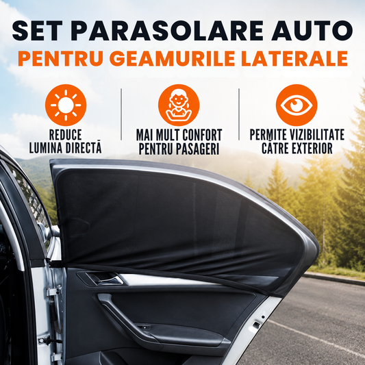 Set Parasolare Auto pentru Geamurile Laterale