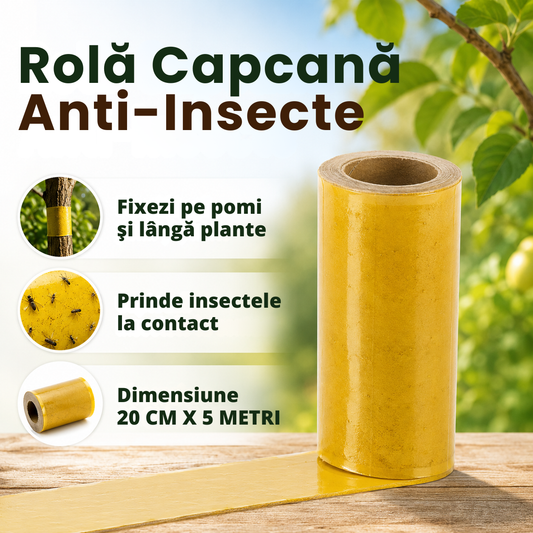 Rolă Capcană Anti-Insecte