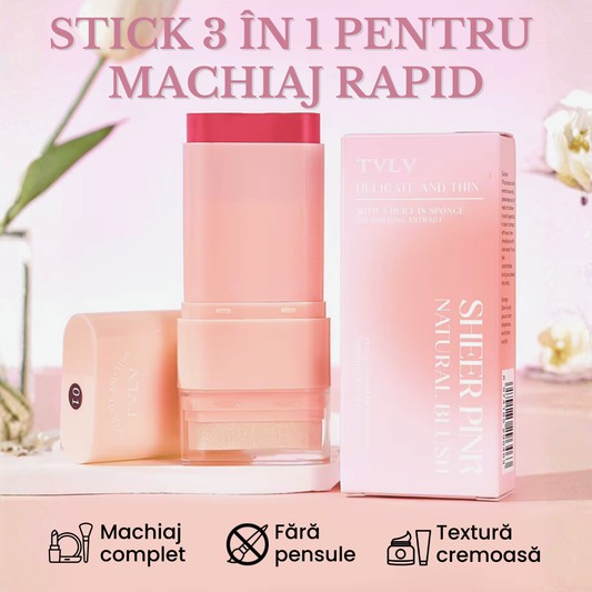 Stick 3-în-1 pentru Machiaj Rapid